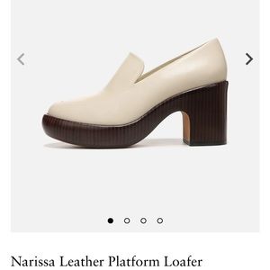 Narissa Leather Platform Vince NWOT
